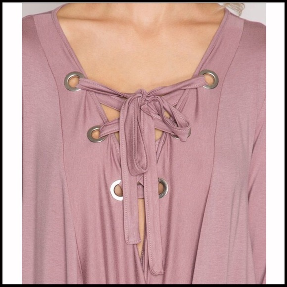Mauve Draping Top - Picture 7 of 7